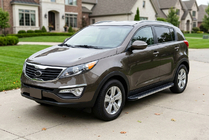 Kia Sportage 2010-2015 Estribos Laterales Maya V1 (2 uds., Aluminio) foto 1