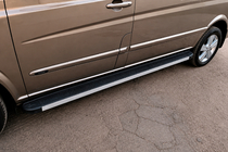 Mercedes Vito/V-class W447 2014- Estribos Laterales Maya V1 (2 uds., Aluminio) foto 2