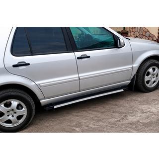 Estribos Laterales Maya V1 (2 uds., Aluminio) Mercedes ML W163 1997-2005 foto 2