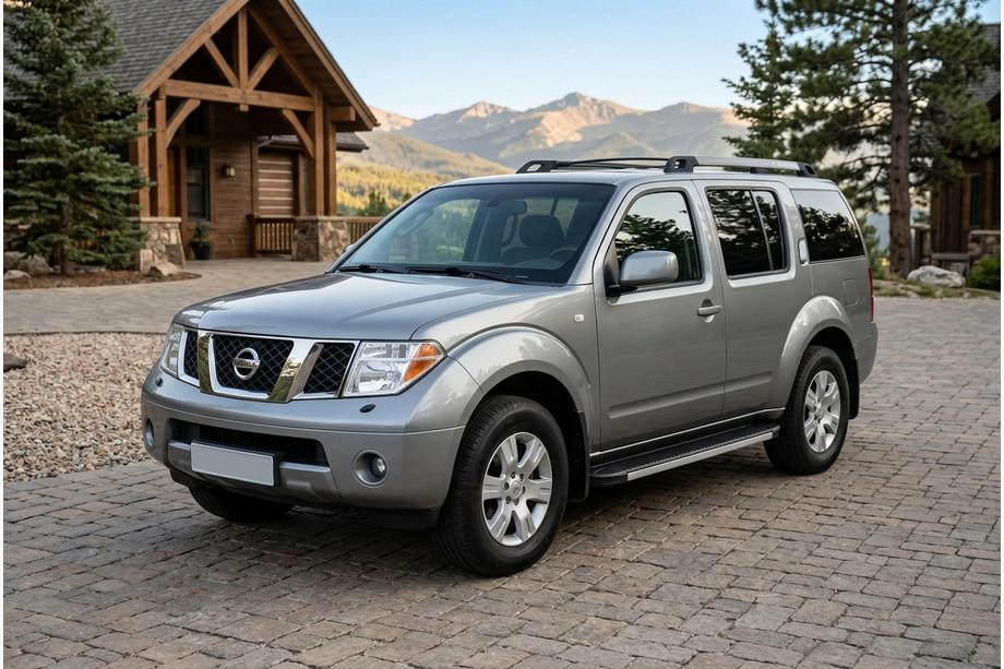Nissan Pathfinder R51 2005-2014 Estribos Laterales Maya V1 (2 uds., Aluminio) Image