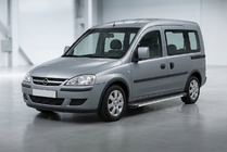 Opel Combo 2002–2012 Estribos Laterales Maya V1 (2 uds., Aluminio) foto 1