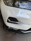 Nissan Qashqai 2014-2021 Cubiertas para faros antiniebla (2017↗, acero inoxidable) foto 1