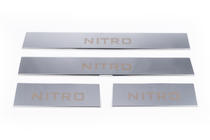 Dodge Nitro 2006-2011 Cubiertas de estribos Carmos para parte superior (acero inoxidable) foto 4