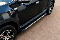 Renault Duster 2008–2017 Estribos Laterales Maya V1 (2 uds., Aluminio) foto 1