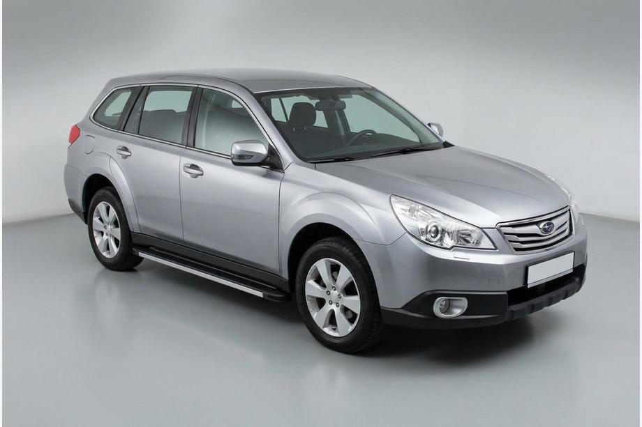Subaru Outback 2009-2014 Estribos Laterales Maya V1 (2 uds., Aluminio) Image