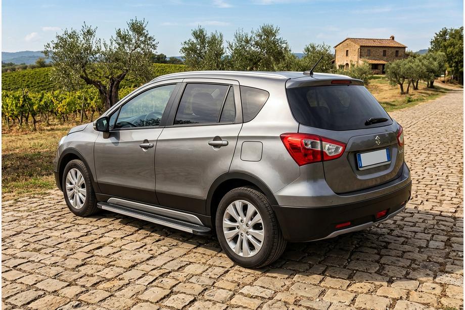 Suzuki SX4 S-Cross 2013-2016 Estribos Laterales Maya V1 (2 uds., Aluminio) Image