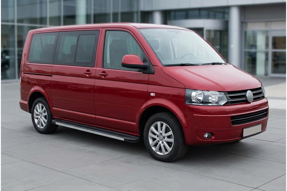 Volkswagen T5 2010-2015 Estribos Laterales Maya (2 uds., Aluminio) Batalla Larga Image