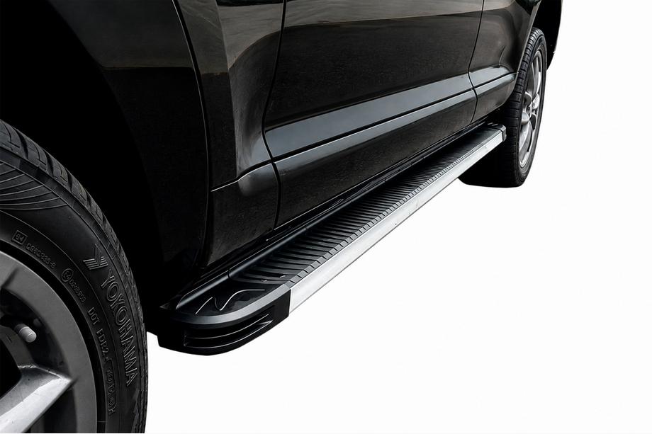 Volkswagen Touareg 2002–2010 Estribos Laterales Maya V1 (2 uds., Aluminio) Image