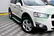 Chevrolet Captiva 2006-2019 Estribos laterales Allmond Grey (2 uds., aluminio) foto 5