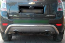 Chevrolet Captiva 2006-2019 Barra Trasera AK007 (Acero Inoxidable) foto 2