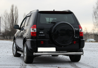 Chery Tiggo 1 2005-2016 Barra Trasera Acero Inoxidable d51 foto 2