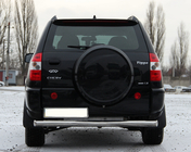 Chery Tiggo 1 2005-2016 Barra Trasera Acero Inoxidable d51 foto 1