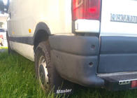 Renault Master 1998-2010 Guardabarros Premium a Medida con Receso (2 uds, Goma) foto 5