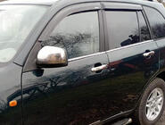 Chery Tiggo 1 2005-2016 Cubiertas Cromadas para Manijas de Puerta (4 uds, Acero Inoxidable) foto 1