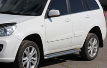 Chery Tiggo 1 2005-2016 Estribos Laterales Premium (2 uds., Acero Inoxidable) foto 1
