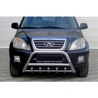 Defensa Delantera WT003 (Acero Inoxidable) Chery Tiggo 1 2005-2016 foto 1