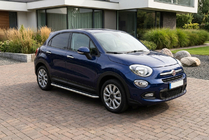 Fiat 500X 2014-2024 Estribos Laterales Maydos V1 (2 uds., Aluminio y Acero Inoxidable) foto 1