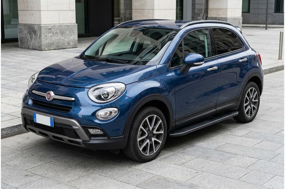 Fiat 500X 2014-2024 Estribos Laterales Bosphorus Black (2 uds., Aluminio) Image