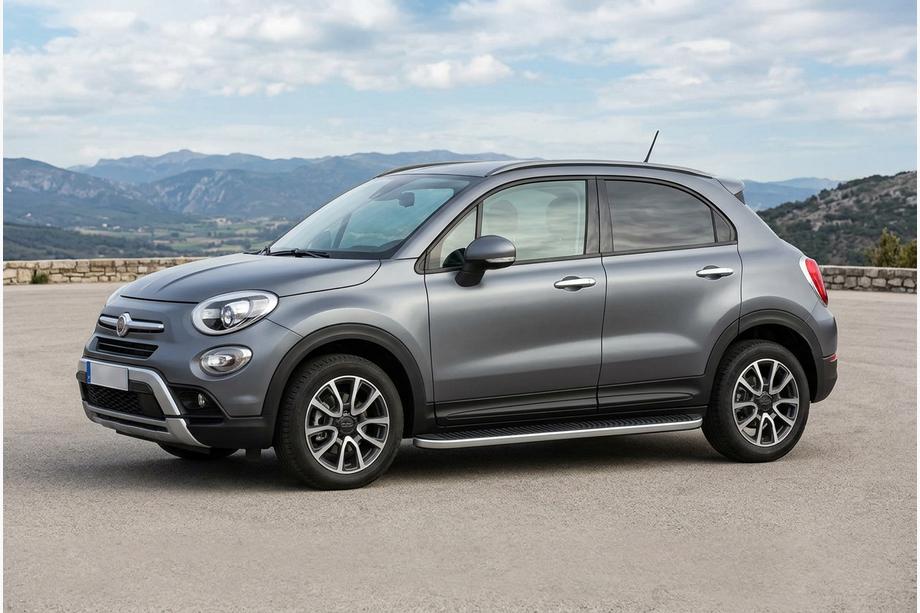 Fiat 500X 2014-2024 Estribos Laterales Tayga Grey (2 uds., Aluminio) Image
