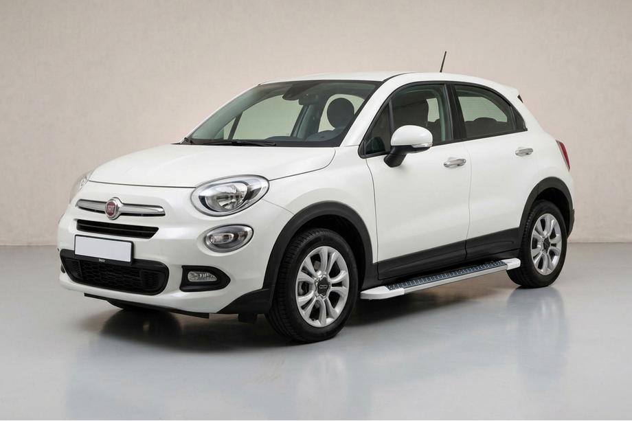 Fiat 500X 2014-2024 Estribos Laterales Allmond White (2 uds., Aluminio) Image