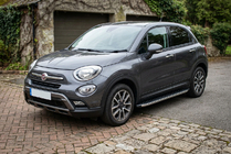 Fiat 500X 2014-2024 Estribos Laterales BlackLine (2 uds., Aluminio) foto 1