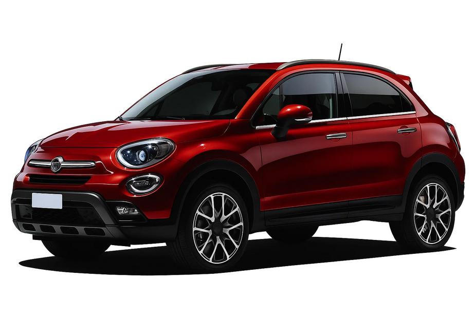 Fiat 500X 2014-2024 Molduras de ventana cromadas (4 uds) Foto 1