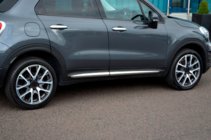 Fiat 500X 2014-2024 Molduras de puertas cromadas (4 uds) foto 3
