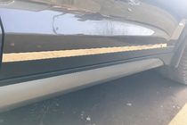 Hyundai Tucson TL 2016-2021 Molduras de puerta acero inoxidable estrechas juego de 4 Carmos - Acero Inoxidable Turco foto 3