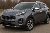 Kia Sportage 2015-2021 Cubiertas de Espejos (2 uds, Acero Inoxidable) foto 3