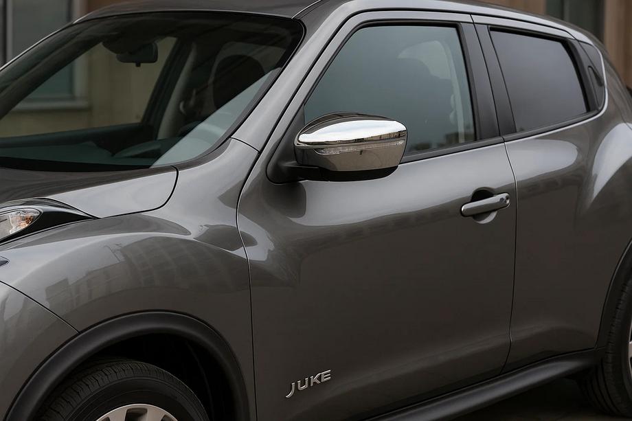 Nissan Juke 2010-2019 Cubiertas de Espejos Cromadas 2014-2019 (2 uds, plastico) Image