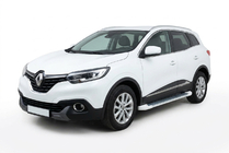 Renault Kadjar 2015-2022 Estribos Laterales Allmond White (2 uds., Aluminio) foto 1