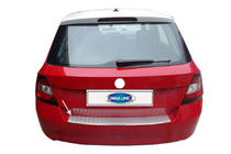 Skoda Fabia 2014-2021 Protector de parachoques trasero acero inoxidable foto 1