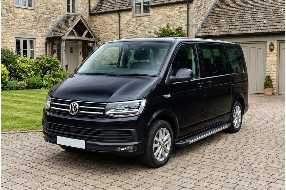 Volkswagen T6 2015-2024 Estribos Laterales RedLine V1 (2 uds., Aluminio) Batalla Larga Image