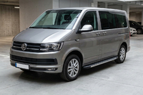 Volkswagen T6 2015-2024 Estribos Laterales Duru (2 uds., Aluminio) Batalla Larga foto 1
