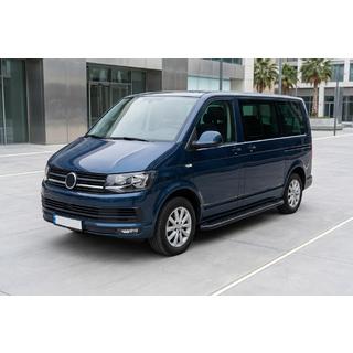 Estribos Laterales Bosphorus Black (2 uds., Aluminio) Volkswagen T6 2015-2024 foto 1