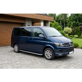 Estribos Laterales Tayga Grey (2 uds., Aluminio) Volkswagen T6 2015-2024 foto 1