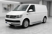 Volkswagen T6 2015-2024 Estribos Laterales Allmond White (2 uds., Aluminio) foto 1