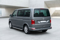 Volkswagen T6 2015-2024 Estribos Laterales BlackLine (2 uds., Aluminio) foto 1