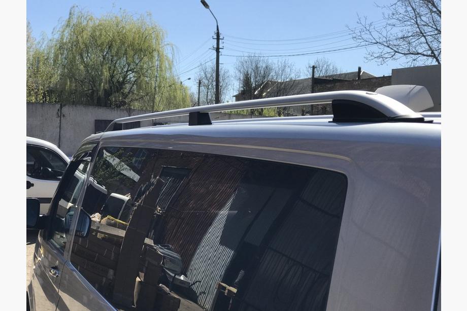 Volkswagen T6 2015-2024 Barras de techo CROWN (gris mate) Batalla Corta Foto 10