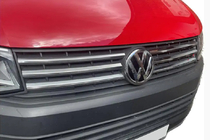 Volkswagen T6 2015-2024 Cubiertas de Parrilla Cromadas 2015-2019 (4 uds, acero inoxidable) foto 3