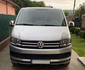 Volkswagen T6 2015-2024 Cubiertas de parrilla superior 2015-2019 (2 uds, acero inoxidable) foto 2