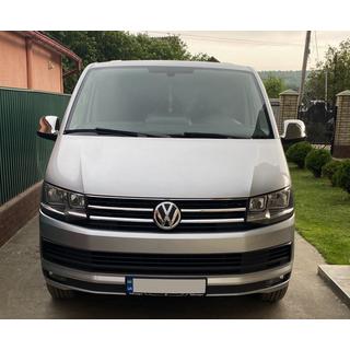 Cubiertas de parrilla superior 2015-2019 (2 uds, acero inoxidable) Volkswagen T6 2015-2024 foto 2