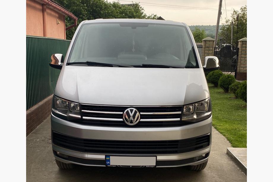Volkswagen T6 2015-2024 Cubiertas de parrilla superior 2015-2019 (2 uds, acero inoxidable) OmsaLine - Acero Inoxidable Italiano Foto 2