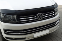 Volkswagen T6 2015-2024 Cubiertas de rejilla de parachoques 2015-2019 (6 uds, acero inoxidable) foto 1