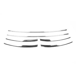 Cubiertas de rejilla de parachoques 2015-2019 (6 uds, acero inoxidable) Volkswagen T6 2015-2024 foto 2
