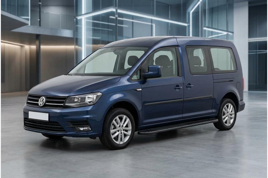 Volkswagen Caddy 2015-2020 Estribos Laterales Bosphorus Black (2 uds., Aluminio) Image