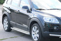 Chevrolet Captiva 2006-2019 Estribos Laterales Premium (2 uds., Acero Inoxidable) Ø60 foto 5
