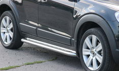 Chevrolet Captiva 2006-2019 Estribos Laterales Premium (2 uds., Acero Inoxidable) Ø60 foto 1