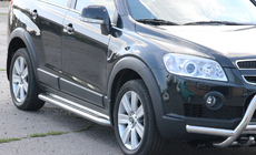 Chevrolet Captiva 2006-2019 Estribos Laterales Premium (2 uds., Acero Inoxidable) Ø60 foto 2