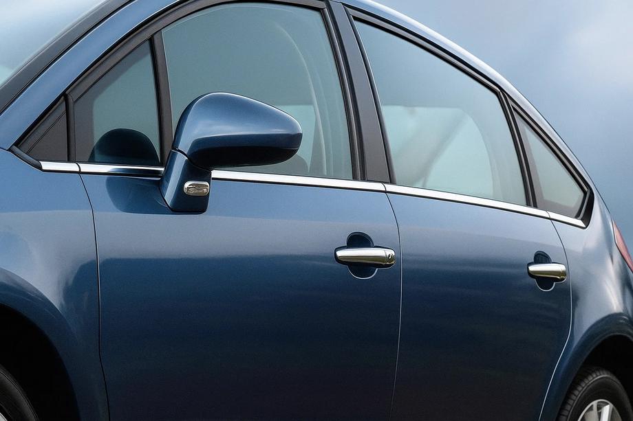 Citroen C-4 2004-2010 Molduras de Ventanas Acero Inoxidable Image